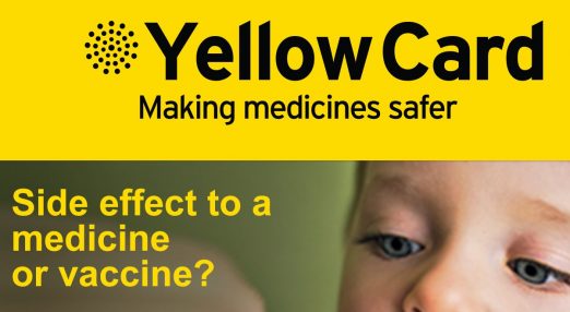An image showing the MHRA Yellow Card scheme
